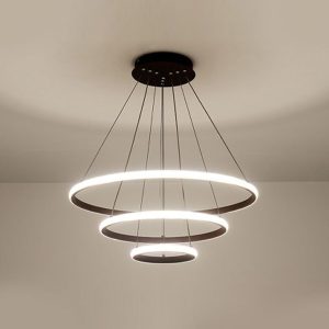 لوستر مدرن سه حلقه